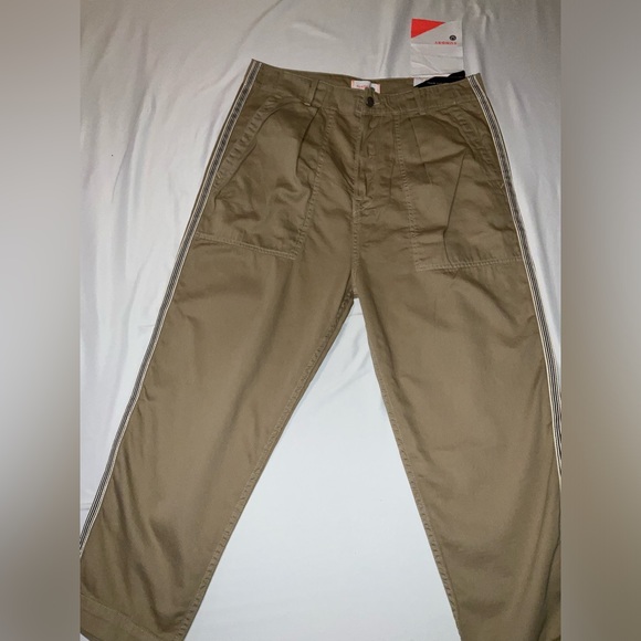 Sundry button fly tan pants with stripe down the legs nwt size 31 - Picture 5 of 14